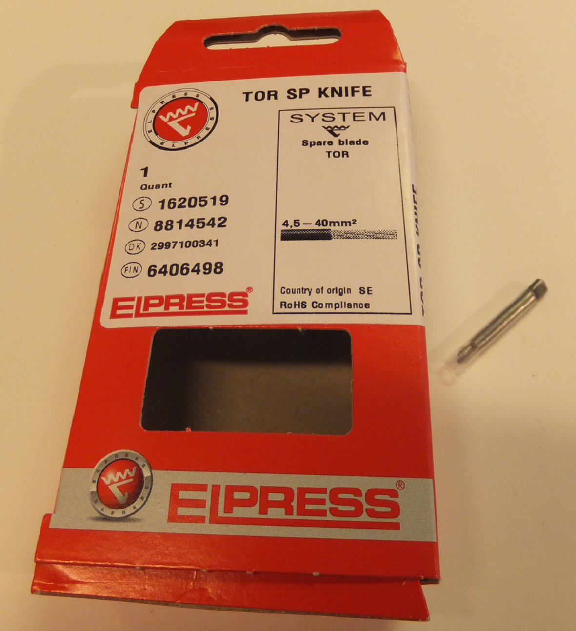 elpress Tor knivblad