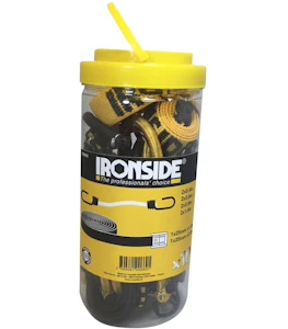ironside Bindbälte set ironside 8st bungee strap/2pcs lock