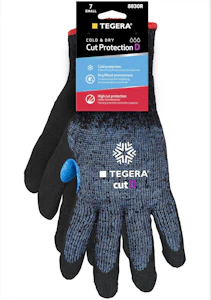 tegera Cut resistant glove tegera winter nitrile 8830r 9 1 par