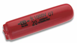 Endeisolering 1000V. L120/Ø30