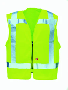 certex Vest, leder f sikkerhet str xl