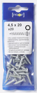 prof Chipboardscrew prof zn t20 4,5x20 20pcs