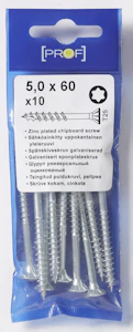 prof Chipboardscrew prof zn t25 5x60 10pcs