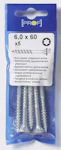 CHIPBOARDSCREW PROF ZN T30 6X60 5PCS