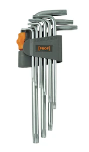 prof Allen wrench tx 9pcs