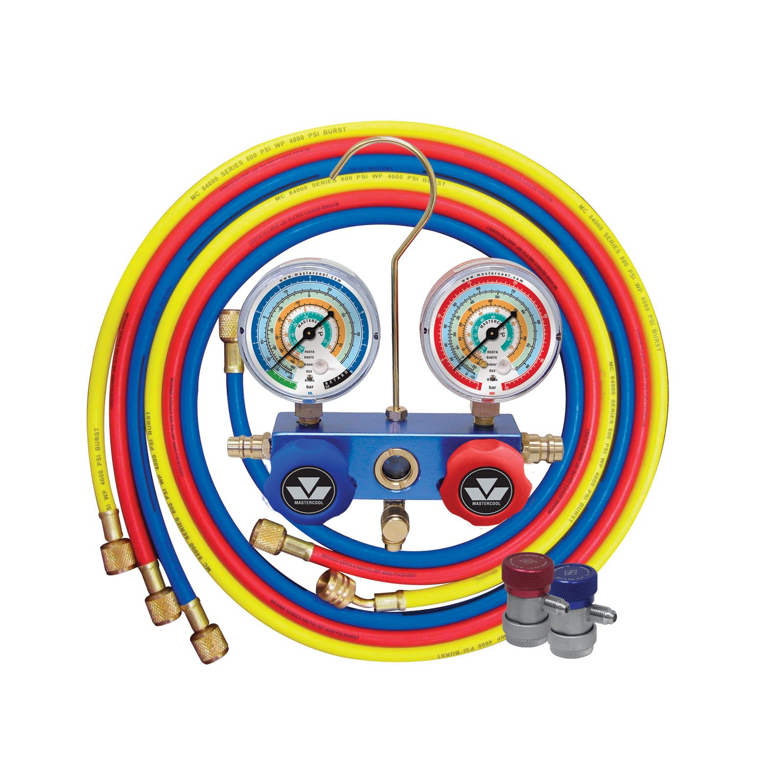 HUOLTOMITTARI MASTERCOOL VAIMENNETTU R404, R407C, R134A