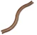 ultra-sidewinder Kabelskydd brun kabelskydd 1003x76x19mm