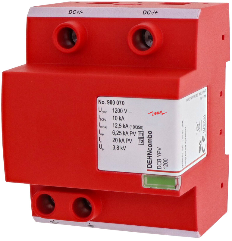 dehn Overspenningsvern type 1+2 1200v dc