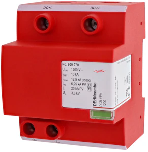dehn Overspenningsvern type 1+2 1200v dc