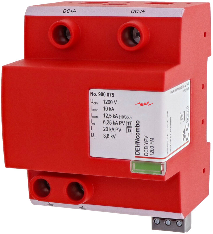 dehn Overspenningsvern type 1+2 1200v dc fm