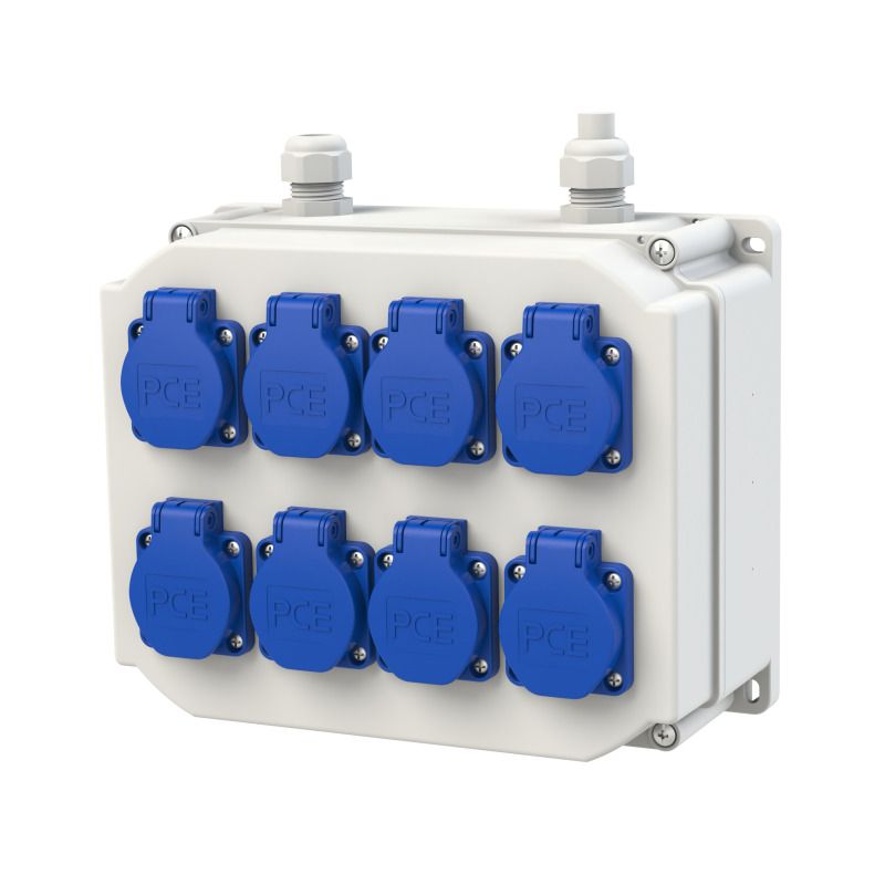 SOCKET-OUTLET CENTRE ONNLINE LOFER4 8XSUKO IP54 PLASTIC