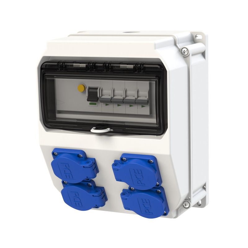 SOCKET-OUTLET CENTRE ONNLINE LOFER7 4XSUKO 4MCB IP54 PLASTI