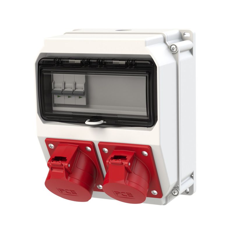SOCKET-OUTLET CENTRE ONNLINE LOFER7 32/5 1MCB IP54 PLASTIC