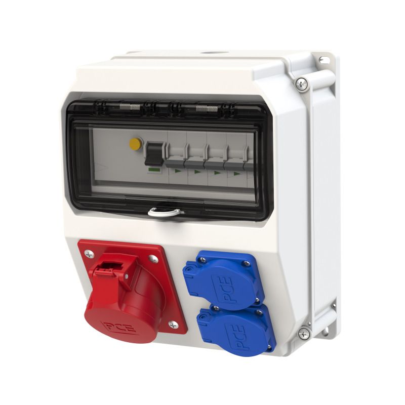 SOCKET-OUTLET CENTRE ONNLINE LOFER7 16/5 3MCB IP54 PLASTIC
