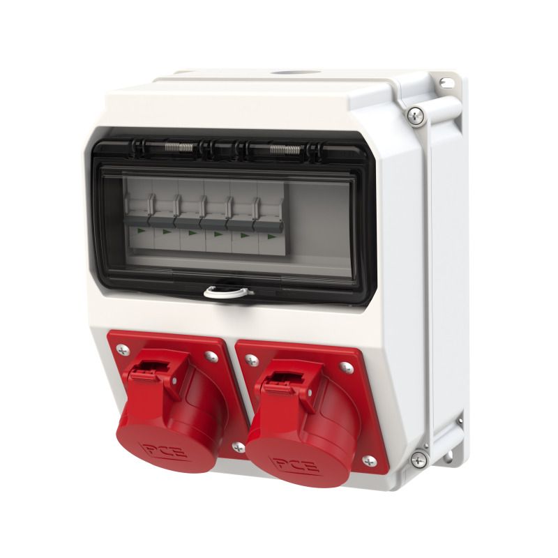 SOCKET-OUTLET CENTRE ONNLINE LOFER7 2X16/5 2MCB IP54 PLASTI