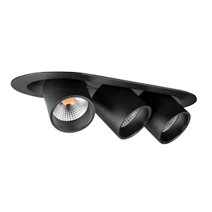 sg armaturen Junistar tube round sort 3x 2700k