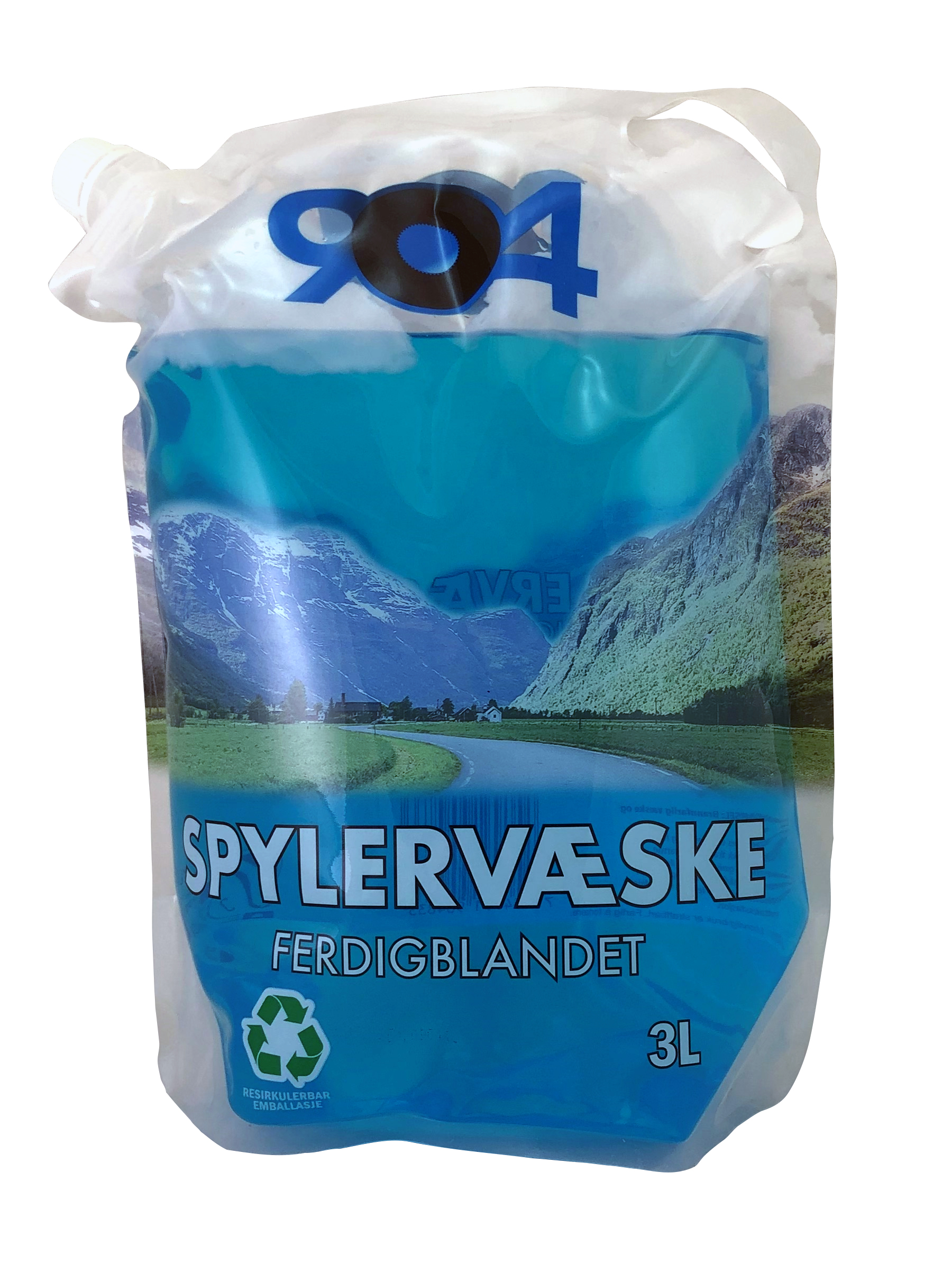 Spylervæske 3 liter 904