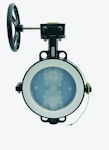 BUTTERFLY VALVE PTFE DN250 PN10 GALACTIC 622 RS T