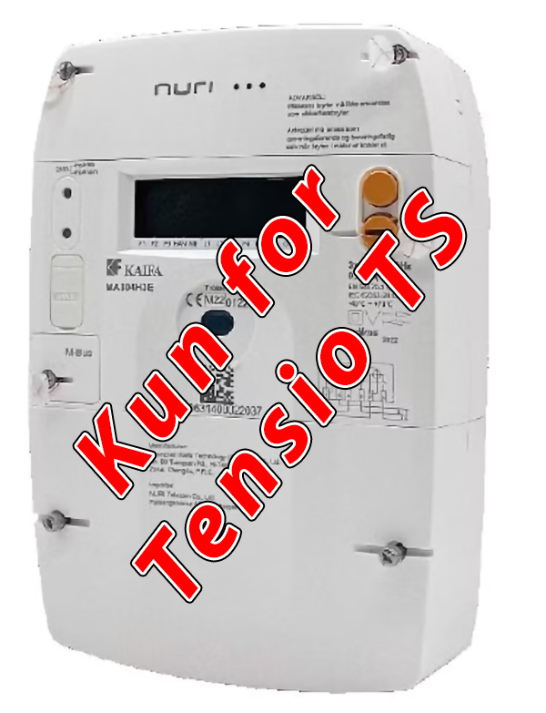 KWH-MÅLER 3X400V, 5A Tensio TS
