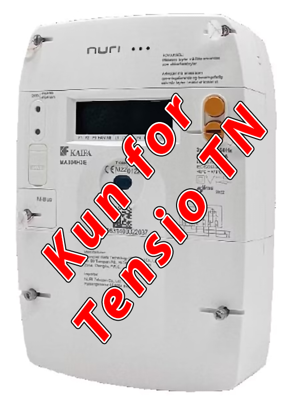 KWH-MÅLER 3X230V Tensio TN