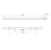 philips Basic battern luminaire bn126c led32s/830psu tw1 l1500