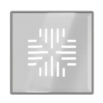 SQUARE GRID VIESER 197x197  STAINLESS STEEL