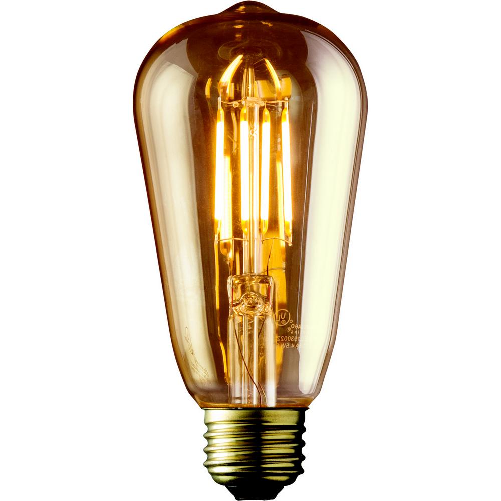 undefined Led lemputė vintažinė e27 8w/2700k st64