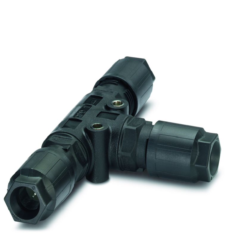 QPD-QUICKON T-FORDELER QPD T 4PE 3X9-16 BK