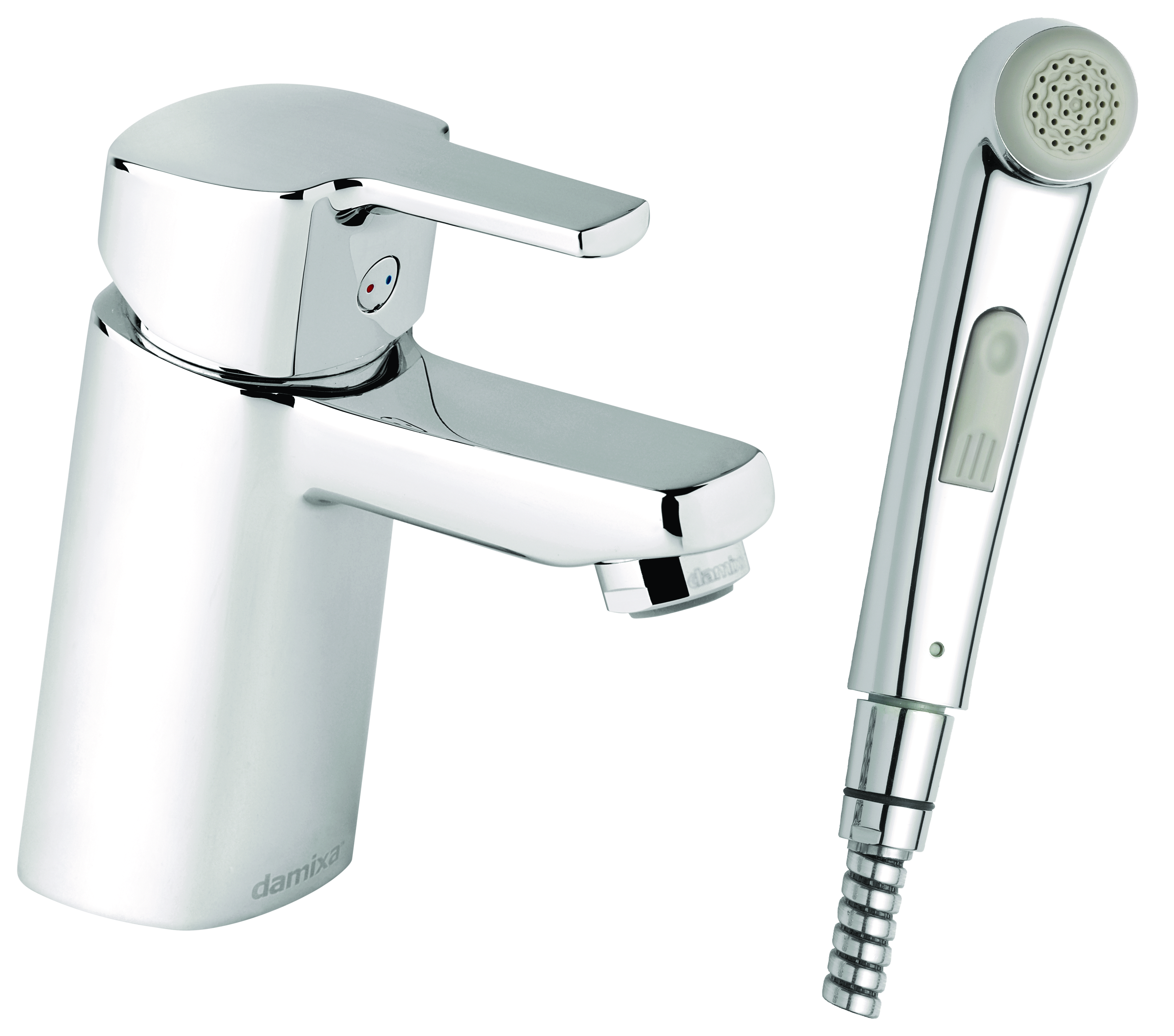 BASIN MIXER DAMIXA 17030.00 PINE W. SIDE SPRAY