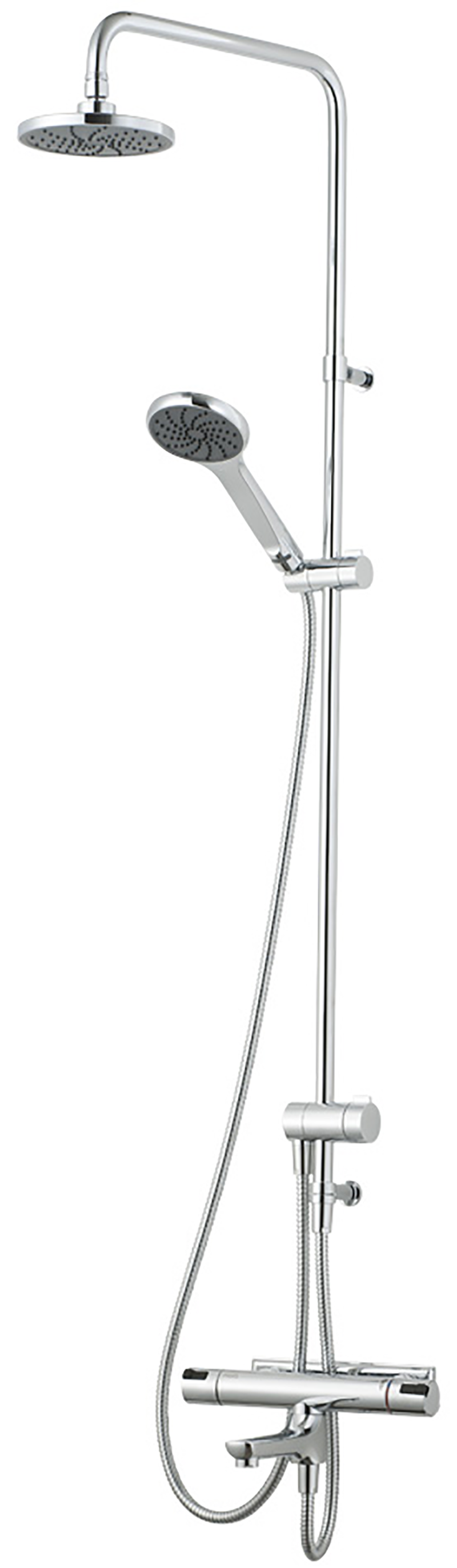 mora armatur Head shower package mora 241905 cera w. bath mixer