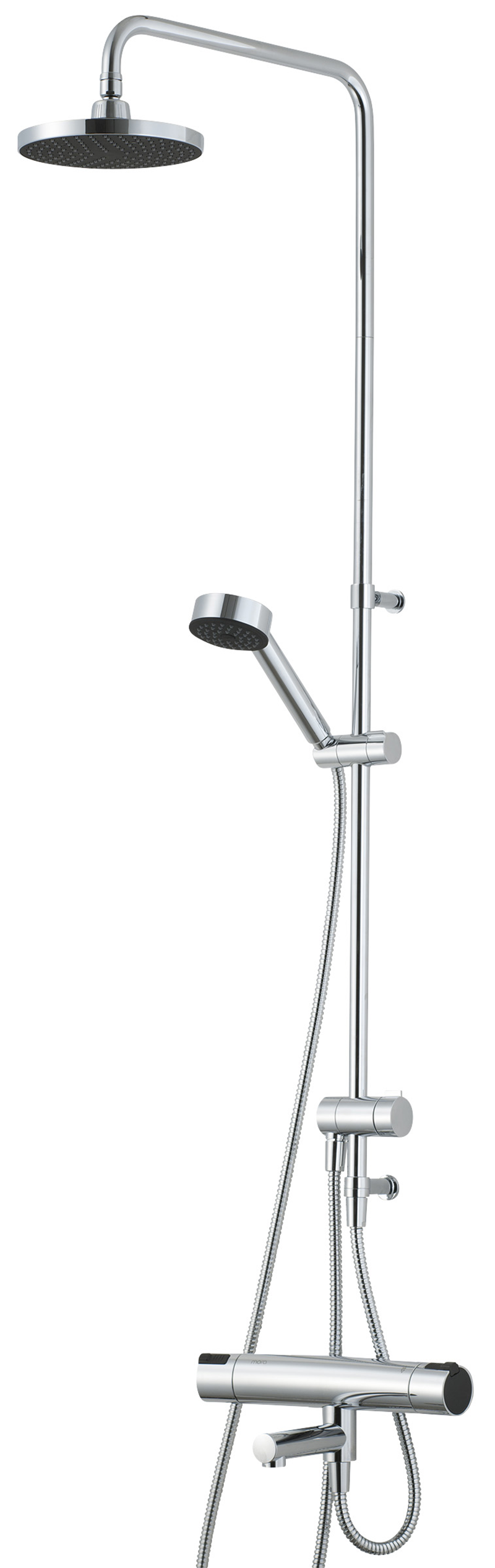 mora armatur Head shower package mora 731305.0011 w. bath mixer