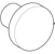 ido Handle elegant ido 7399500001 round chromed