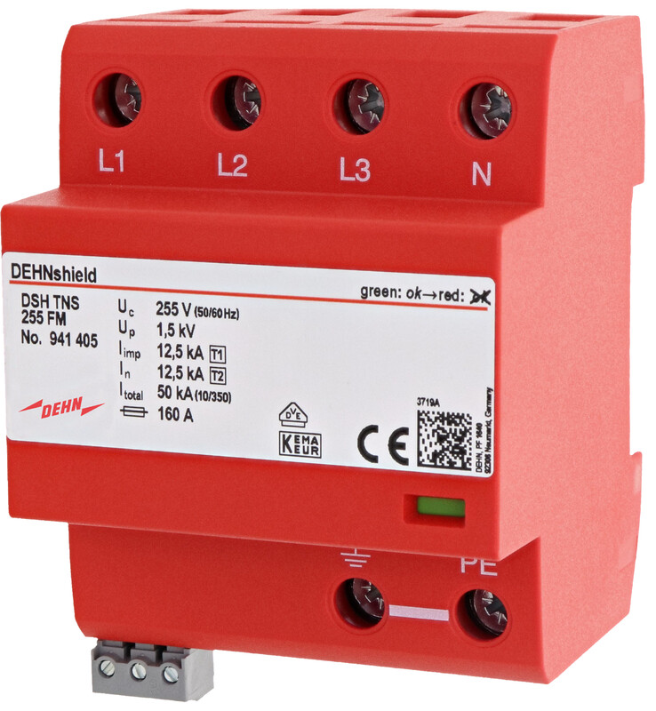 dehn Surge arrester for lv-network dsh tns 255 fm