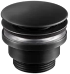 POHJAVENTTIILI TAPWELL 74400 MATTE BLACK-SULJETTAVA