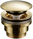 WASTEVALVE TAPWELL 68400 BRASS-NOCLOSE
