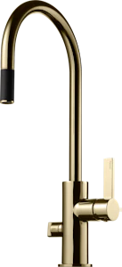 tapwell Kitchen mixer tapwell arm885 honey gold dwc ws