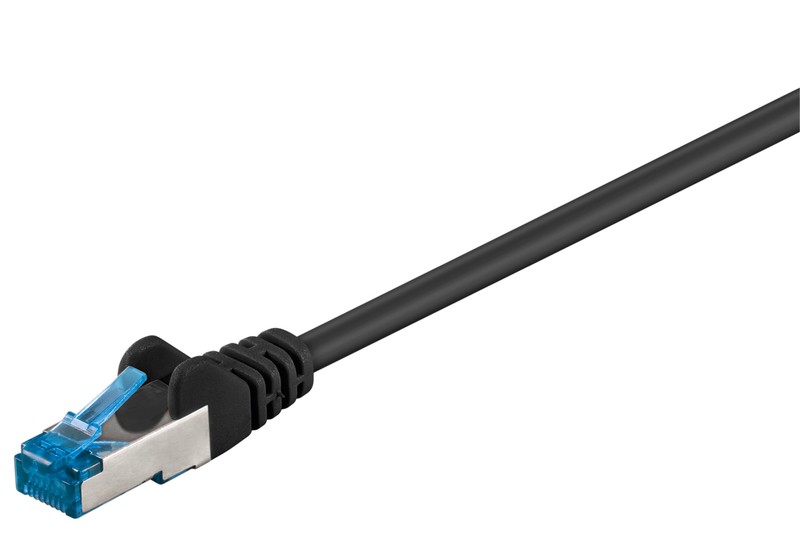 ttb Kytkentäkaapeli-cat6a ttb cat6a-välij s/ftp musta 20m