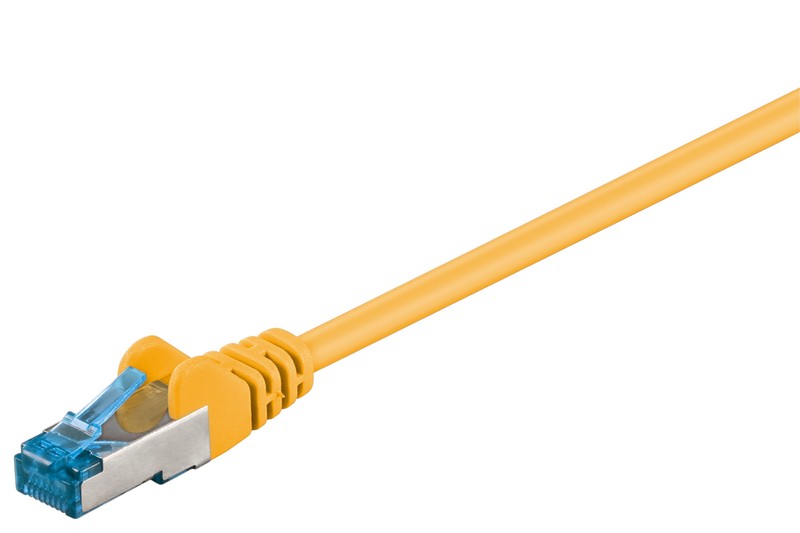 ttb Kytkentäkaapeli-cat6a ttb cat6a-välij s/ftp kelt 0,25m