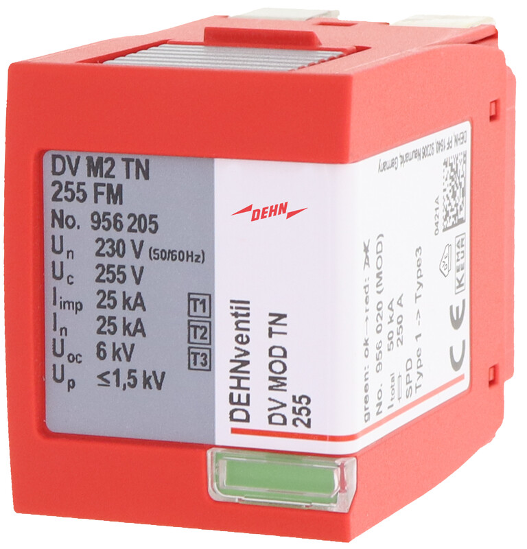dehn Beskyttelsesmodul type 1+2+3 1-fas
