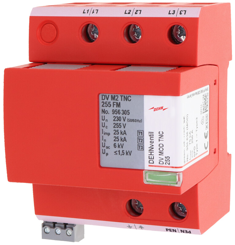 dehn Overspenningsvern type 1+2+3 for tnc fm
