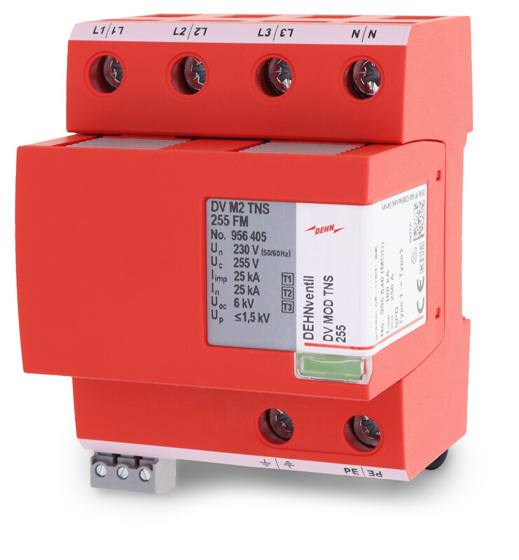 dehn Overspenningsvern type 1+2+3 for tns fm