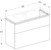 ido Washbasin cabin ido 9610291101 glow 1000 ncs