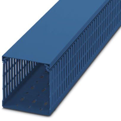 Slisset Kabelkanal Halogenfri 100x100 Blå 2m