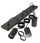 Pendeloppheng skinne E27 3x2m