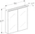 ido Mirror cabinet ido reflect top 600x175x675mm anthrazit
