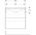 ido Washbasin cabinet grey ido 9751073111 60