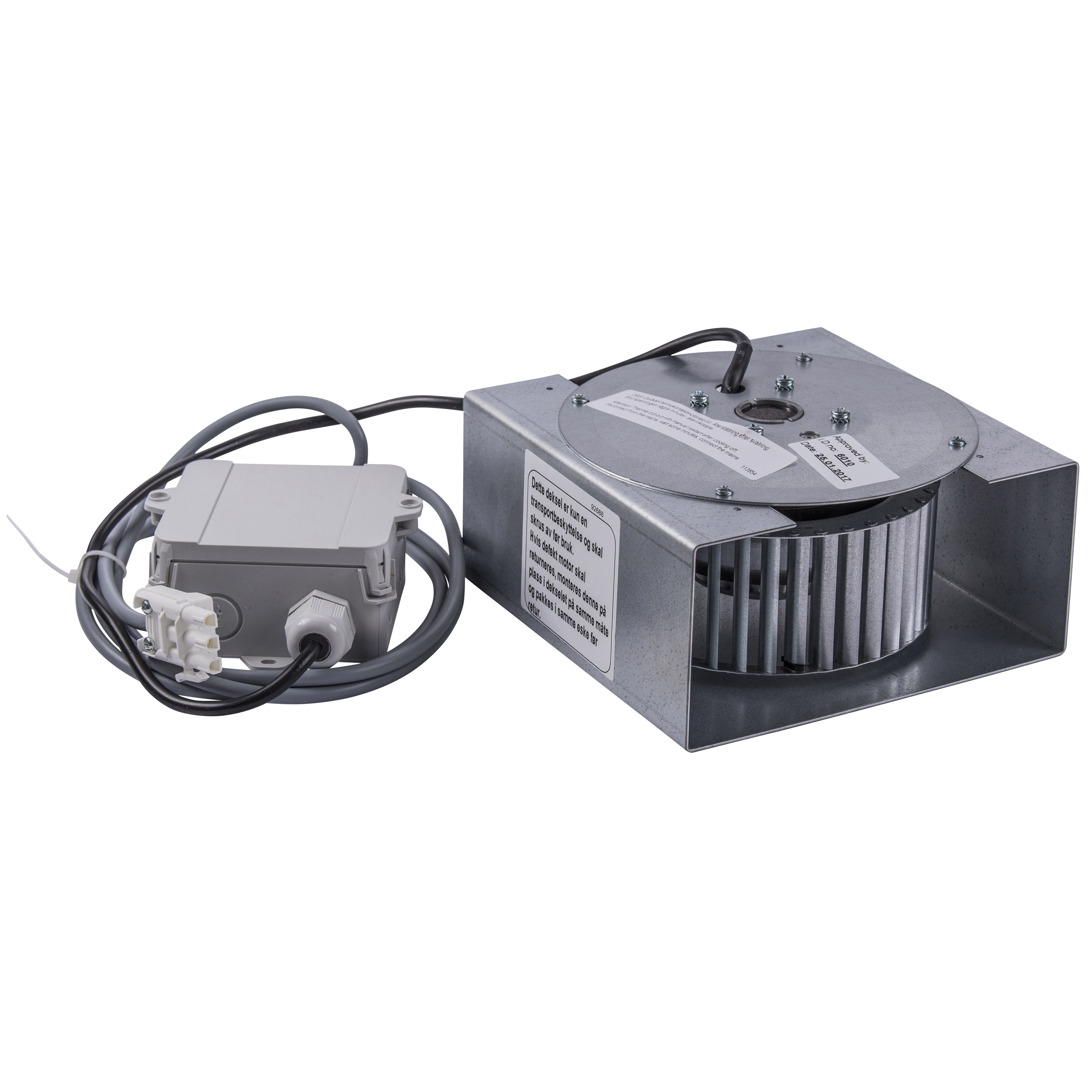 Motor 165W 3pol m/kontakt Reserve