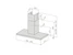 savo Köksfläkt savo c-5906-s/asc 60cm rst led