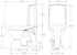 ido Toilet ido 37563 glow big foot right