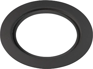 unilamp Rehabplate rund 130mm mattsort for 94-96mm downl